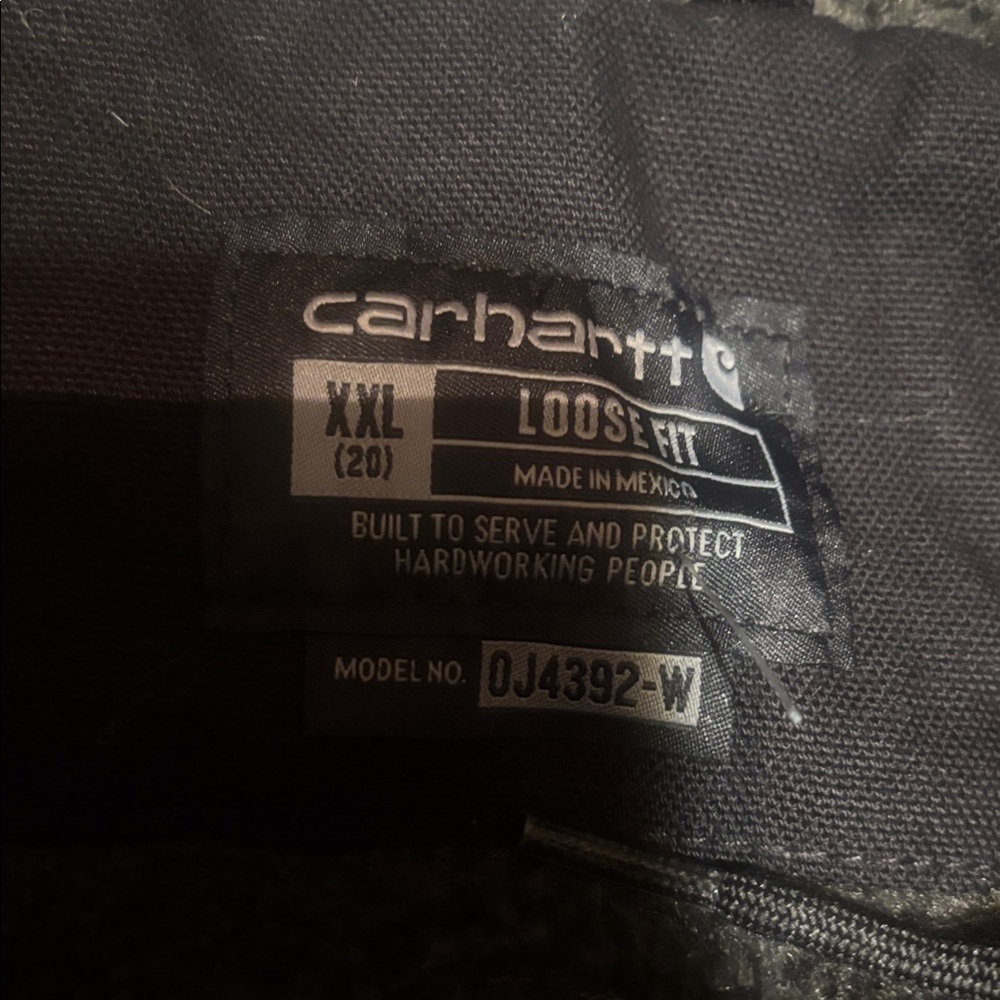 CARHARTT Women’s Washed Duck Sherpa Lined Hooded Jacket OJ4392-W NWT! - Picture 5 of 5